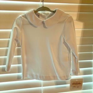 Brand NEW long sleeve collard undershirt 12m